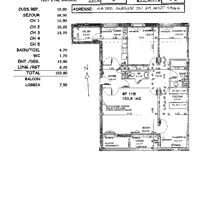 APPARTEMENT TINQUEUX ER.19391 - image principale - 2