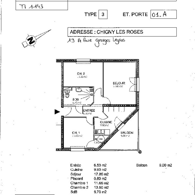 APPARTEMENT CHIGNY-LES-ROSES ER.24386 - image principale - 5