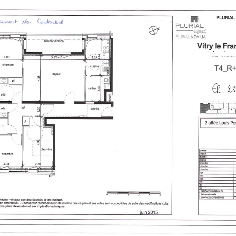 APPARTEMENT VITRY-LE-FRANCOIS ER.28180 - image principale - 5