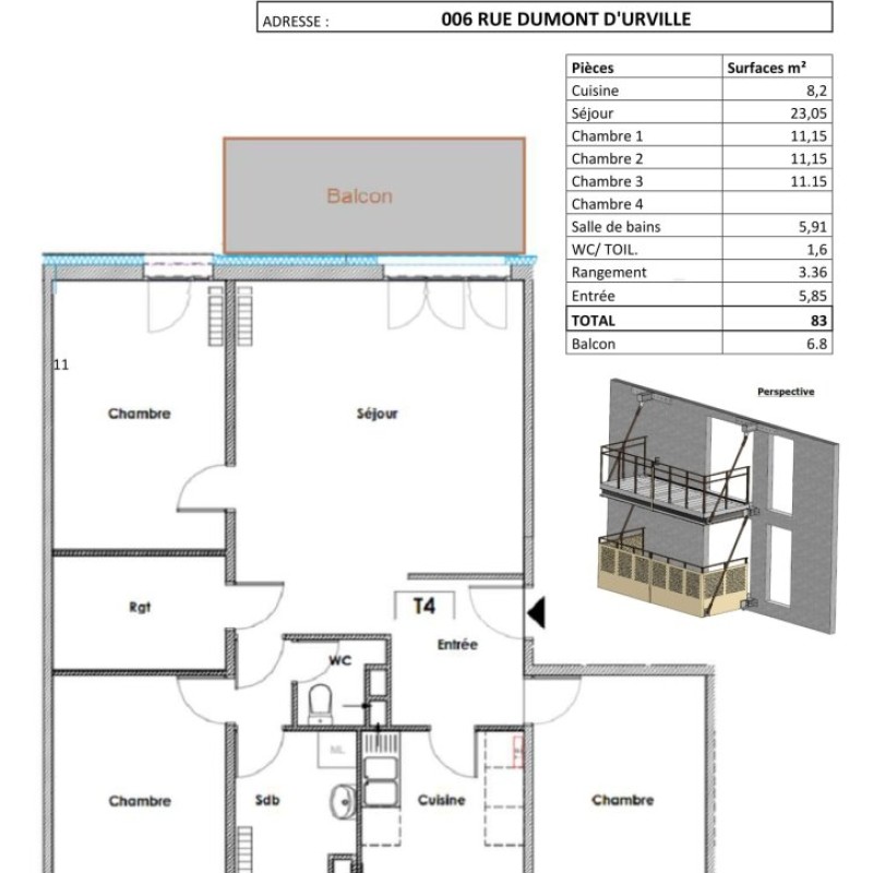 APPARTEMENT REIMS ER.05099 - image principale - 2