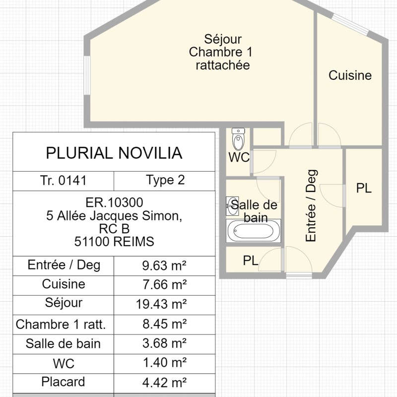 APPARTEMENT REIMS ER.10300 - image principale - 1