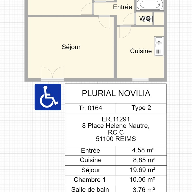 APPARTEMENT REIMS ER.11291 - image principale - 6