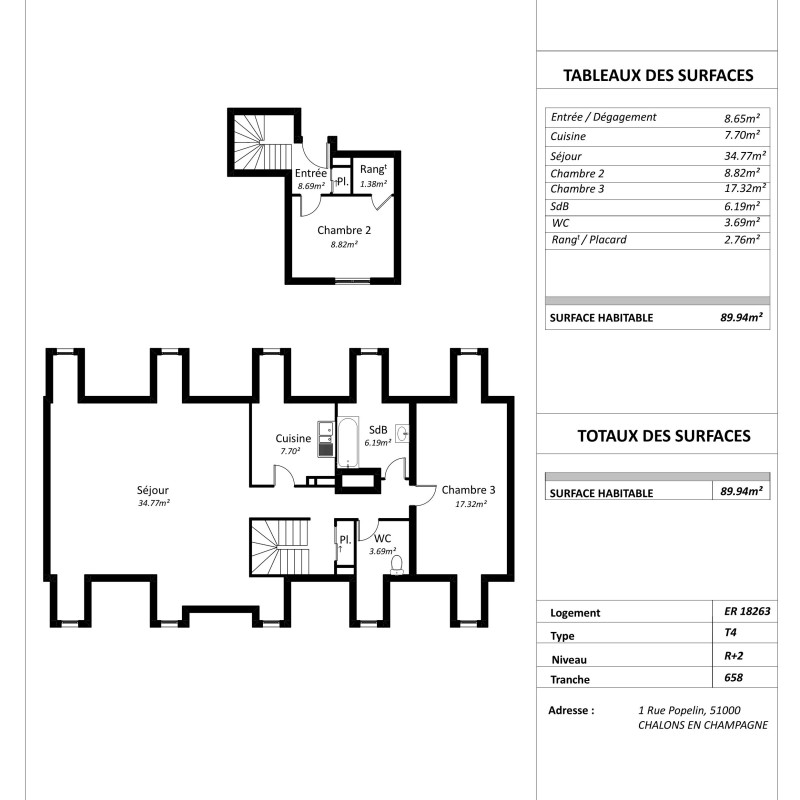 APPARTEMENT CHALONS-EN-CHAMPAGNE ER.18263 - image principale - 6